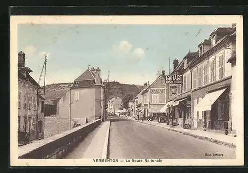 AK Vermenton, La Route Nationale, Strassenpartie