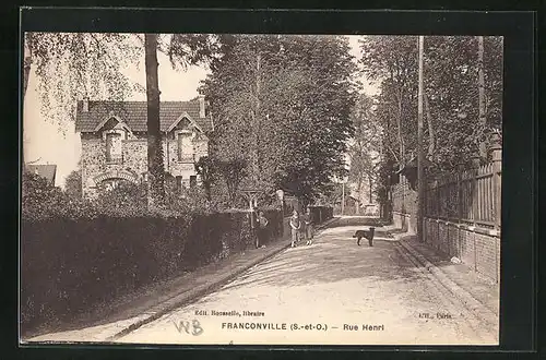 AK Franconville, Rue Henri