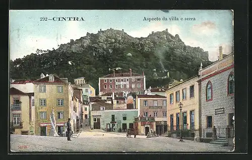 AK Cintra, Aspecto da villa e serra, Restaurant Lisbonense und Hoitel Victor