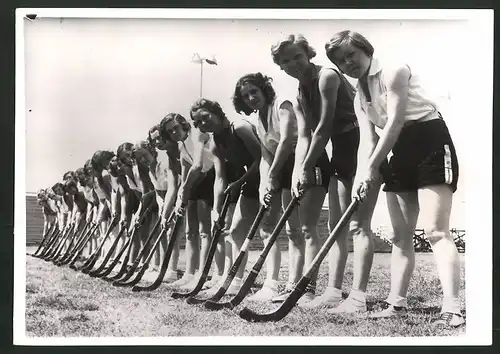 Fotografie US-Damen-Feldhockeymeistermannschaft des Whittier-College