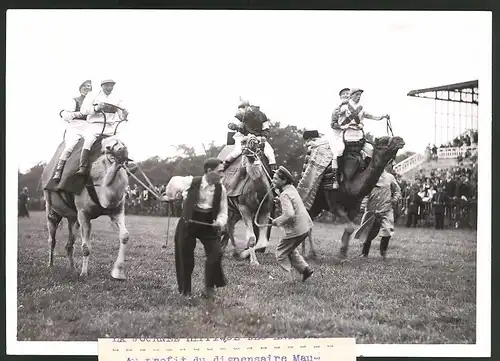 Fotografie Hippodrome du Tremblay, La Journée Hippique des Artistes, Kamelrennen