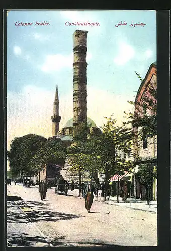 AK Constantinople, Colonne brulée