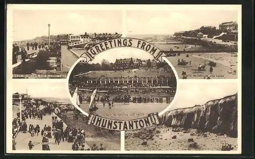 AK Hunstanton, North Promenade and Green, South Promenade, The Cliffs