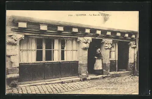 AK Quimper, La Rue du Guéodet