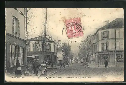 AK Alfortville, Carrefour de la Rue Véron