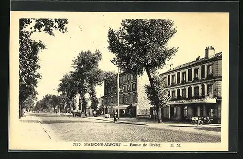 AK Maisons-Alfort, Route de Créteil