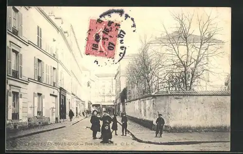 AK Fontanay-sous-Bois, Rue Notre-Dame, Strassenpartie