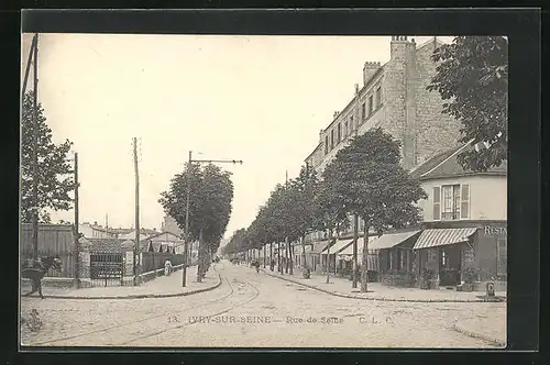 AK Ivry-sur-Seine, Rue de Seine