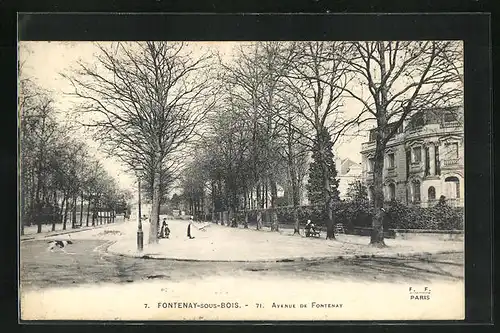 AK Fontenay-sous-Bois, Avenue de Fontenay