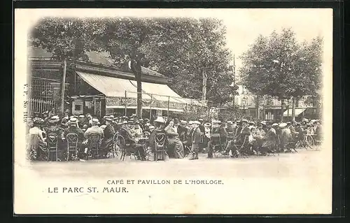AK Le-Parc-Saint-Maur, Café et Pavillon de l`Horloge
