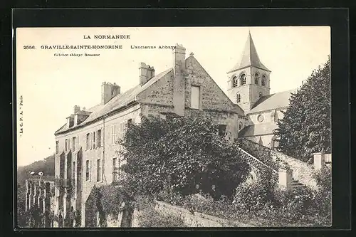 AK Graville-Sainte-Honorine, L`Ancienne Abbaye, Alte Abtei