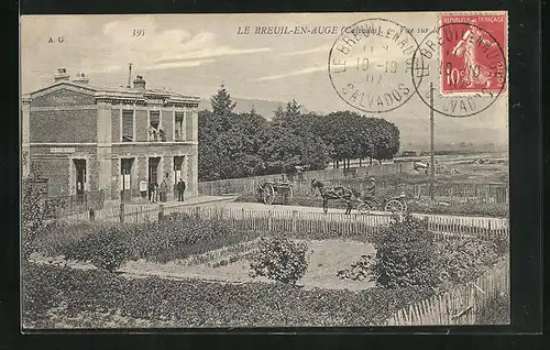 AK Le Breuil-en-Auge, Panorama