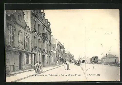 AK Luc-sur-Mer, Rue du Grand Orient, Ortspartie