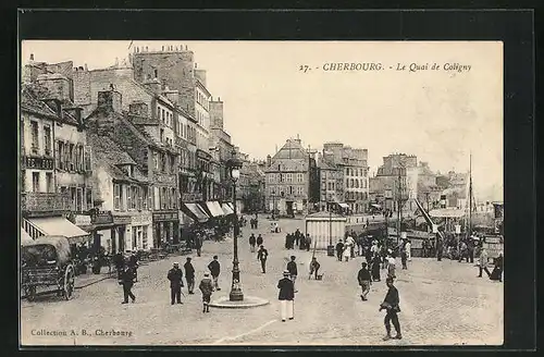 AK Cherbourg, Le quais de Coligny