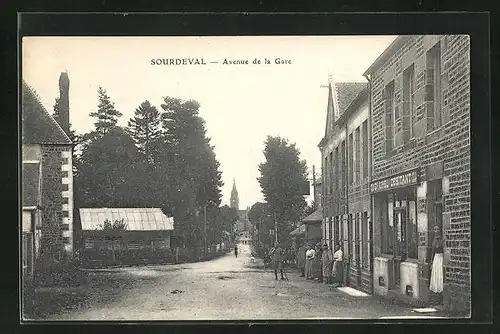 AK Sourdeval, Avenue de la Gare