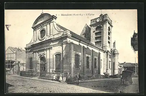 AK Meudon, L`Église, Ansicht der Kirche