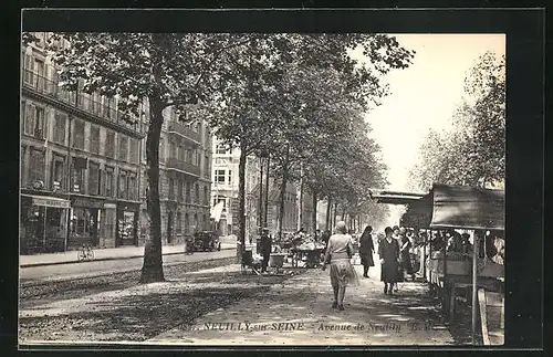 AK Neuilly-sur-Seine, Avenue de Neuilly