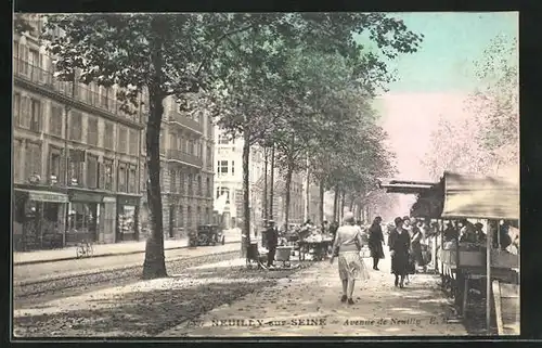 AK Neuilly-sur-Seine, Avenue de Neuilly