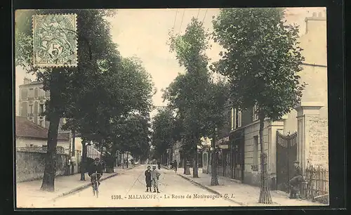 AK Malakoff, La Route de Montrouge