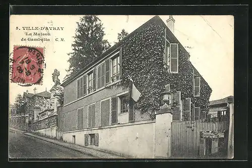 AK Ville-d`Avray, La Maison de Gambetta
