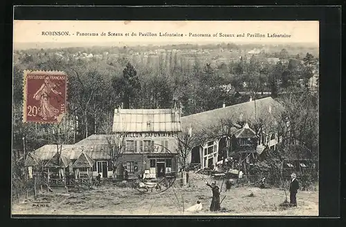 AK Robinson, Panorama de Sceaux et du Pavillon Lafontaine