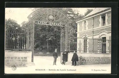 AK Sceaux, entrée du Lycée Lakanal