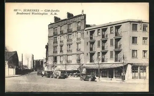 AK Suresnes, Cité-Jardin, Boulevard Washington