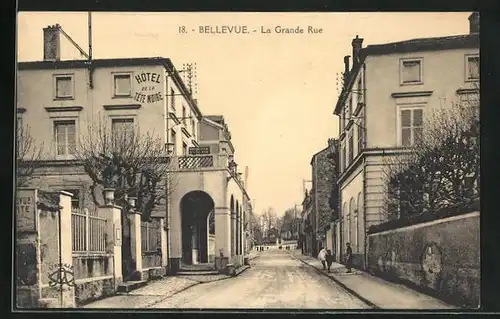 AK Bellevue, la Grande Rue