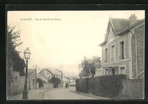 AK Clamart, Rue du Moulin de Pierres