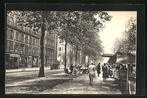 AK Neuilly-sur-Seine, Avenue de Neuilly