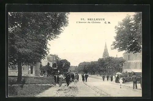 AK Bellevue, l'Avenue du Chateau