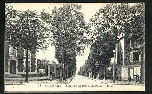 AK Clamart, L'Avenue du Bois de Boulogne