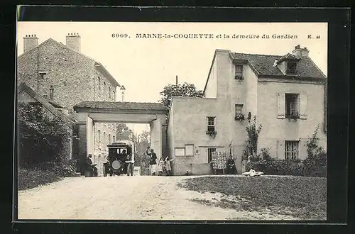 AK Marne-la-Coquette, et la demeure du Gardien