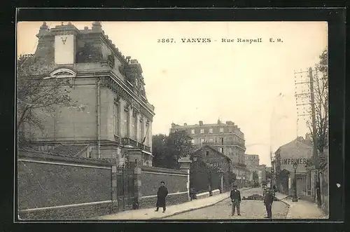 AK Vanves, Rue Raspail