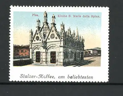 Reklamemarke Pisa, Kirche S- Maria della Spina