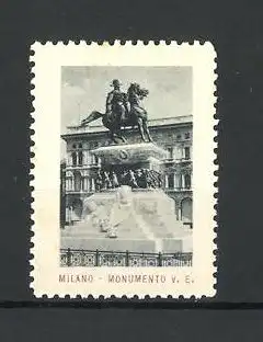 Reklamemarke Milano, Monumento Vittorio Emmanuele