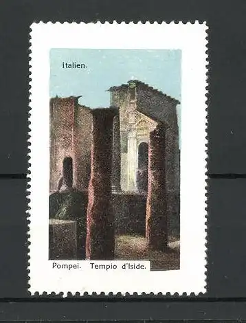 Reklamemarke Pompei, Tempo d'Iside