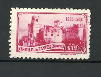 Reklamemarke Javier, Castillo, Schlossansicht