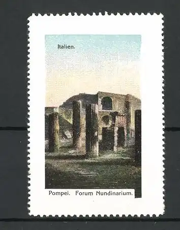 Reklamemarke Pompei, Forum Nundinarium