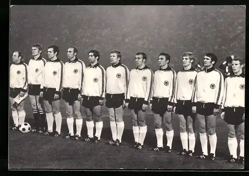 AK WM-Teilnehmer des Fussball-Vizeweltmeisters Deutschlands für Mexiko 1970