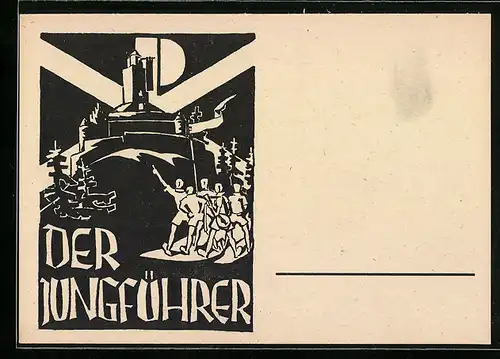 AK Titelseite des Werkheftes des Neudeutschen Bundes Der Jungführer