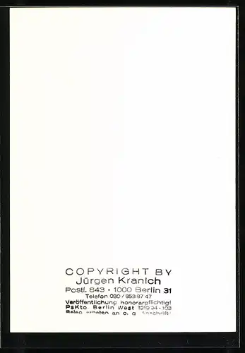 AK Berlin, Deutsche Oper, Opernsänger Ingvar Wixell als Tonio in I Pagliacci, Autograph