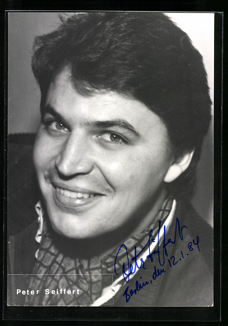 AK Opernsnger Peter Seiffert Mit Lchelndem Gesicht, Autograph Nr. 12736217 - Oldthing