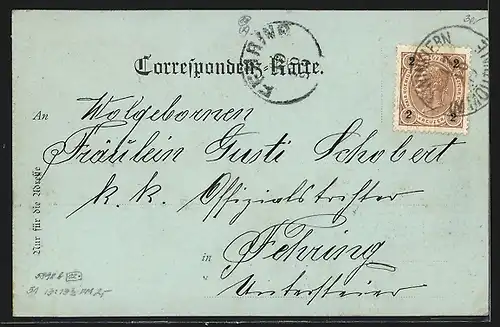 Mondschein-AK Heiligenblut i. Kärnten, Ortspartie mit Kirche