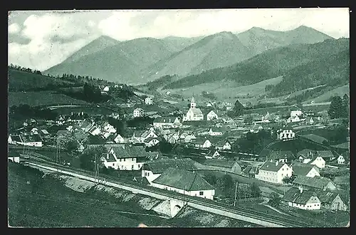 AK Spital a. S., Teilansicht mit Kirche