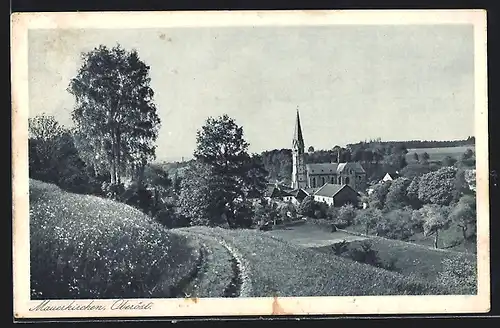 AK Mauerkirchen, Feldwegpartie am Ort