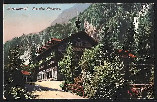 AK Kaprun im Kaprunertal, Gasthaus Kesselfall-Alpenhaus