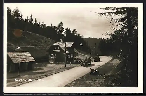 AK Rennweg am Katschberg, Katzschberg-Höhe mit Gasthaus Katschberghöhe