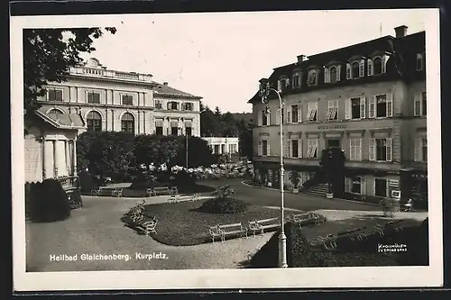 AK Gleichenberg, Heilbad und Kurplatz