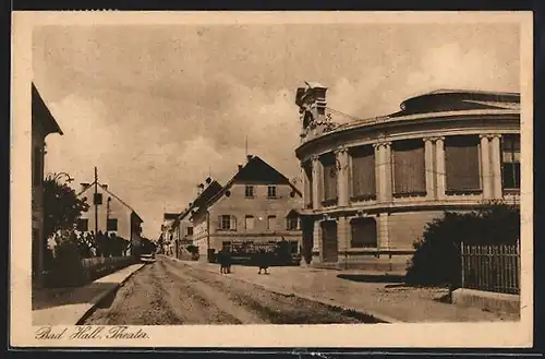 AK Bad Hall, Theater mit Strassenpartie